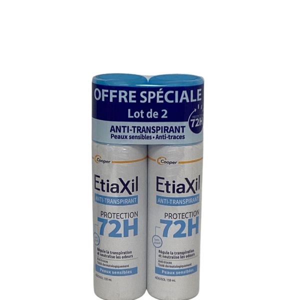 Etiaxil - Anti-Transpirant Protection 72h - 2x150ml
