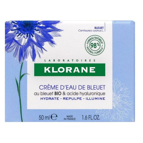 Klorane - Crème d'eau de bleuet