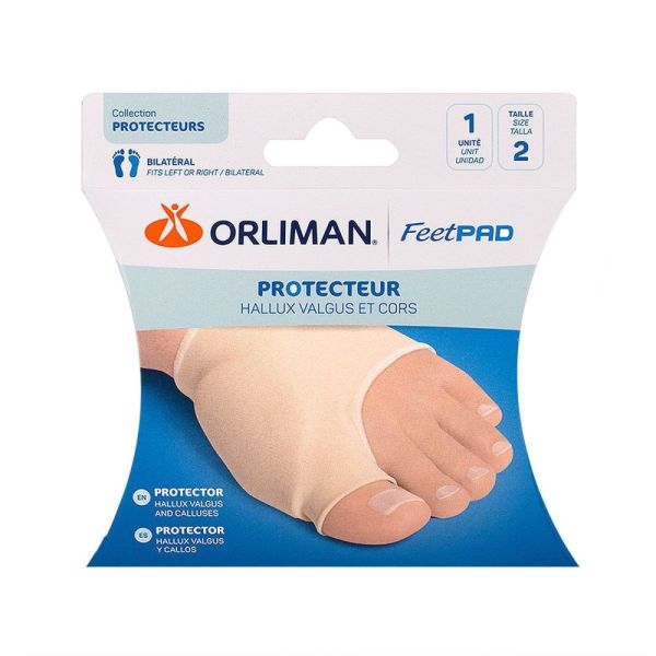 ORLIMAN - Protecteur hallux valgus et cors