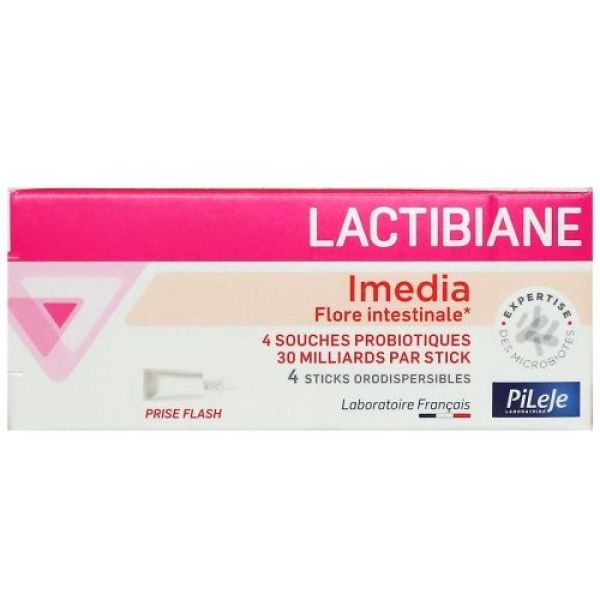 Pileje - Lactibiane Imedia - 4 sticks