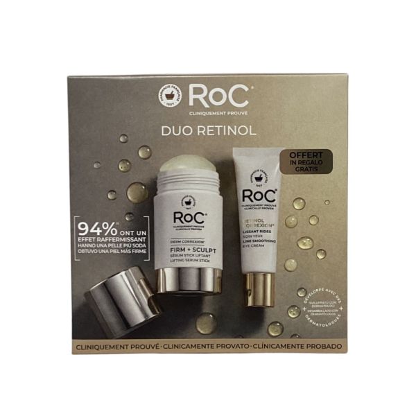 ROC Duo Retinol – Coffret Sérum Stick Liftant et Soin Yeux Lissant 2026