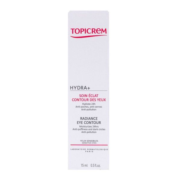 Topicrem - Hydra+ Soin éclat contour des yeux  -15 ml
