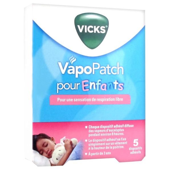 Vicks - VapoPatch pour enfants - 5 patchs