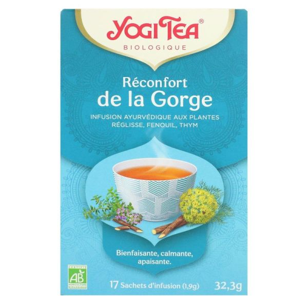 Yogi Tea - Réconfort de la gorge 17 sachets - 32.3g