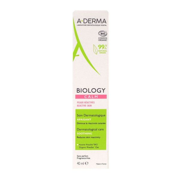 A-derma - Biology Calm soin dermatologique apaisant - 40 ml