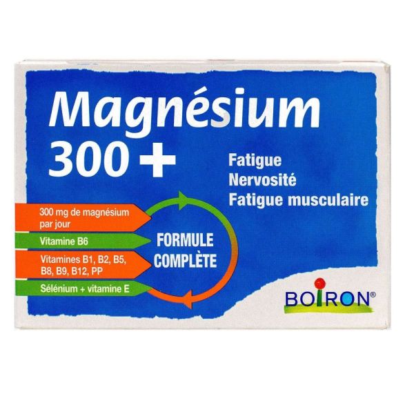 Boiron - Magnésium 300+ Fatigue - 80 comprimés