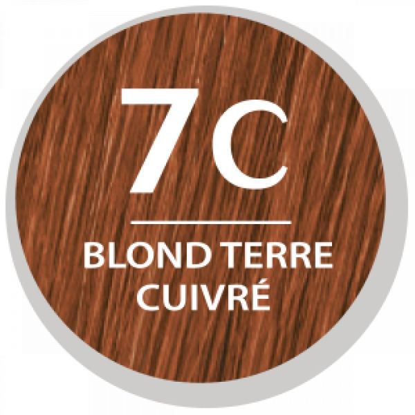 Color & Soin - Coloration Permanente - 7C Blond terre cuivré
