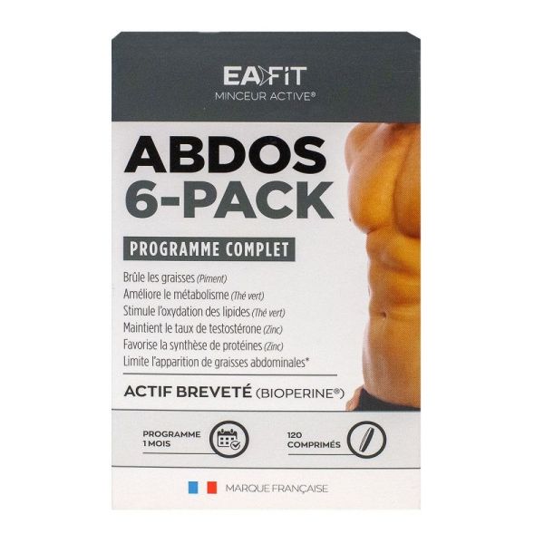EAFIT - Abdos 6-packs programme complet - 120 comprimés
