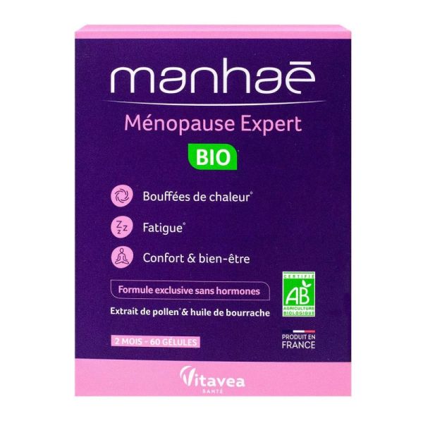 Manhaé - Ménopause Expert Bio - 60 Gélules