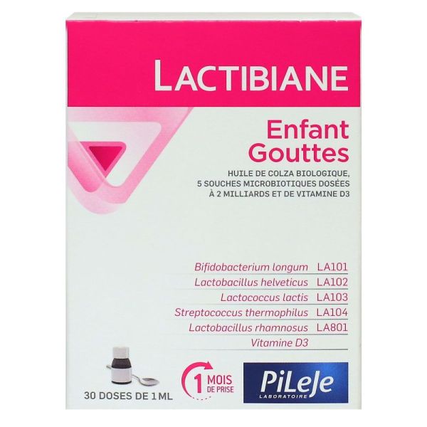 Pileje - Lactibiane enfant gouttes - 30ml