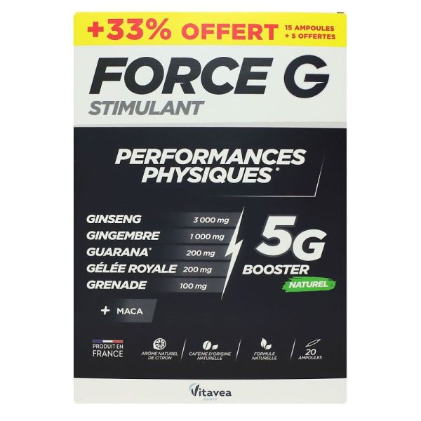 Vitavea - Force G stimulant - 20 ampoules