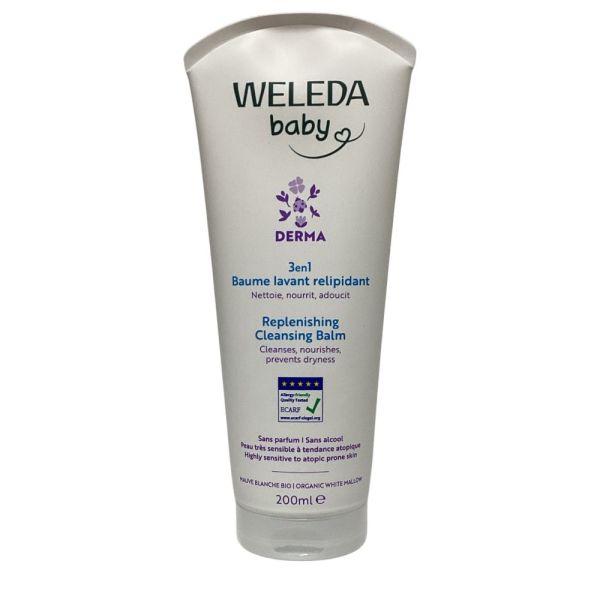 Weleda - Baume lavant relipidant 3en1 - 200ml