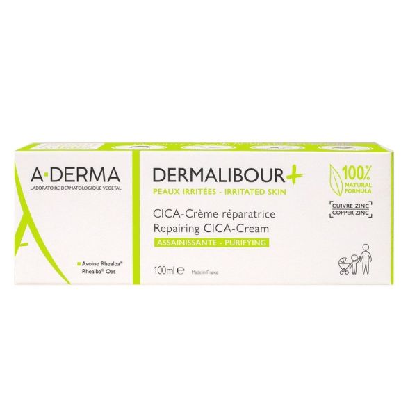 A-Derma - Dermalibour+ Cica Crème Réparatrice - 50ml