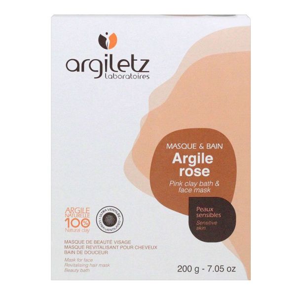Argiletz - Argile rose peaux sensibles - 200 g