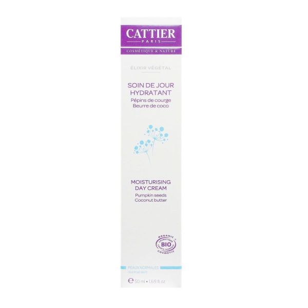 Cattier - Soin de jour hydratant Élixir Végétal - 50 ml