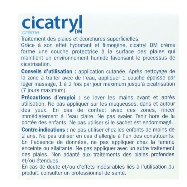 Cicatryl - Crème en sachet-dose - 10 x 2 g