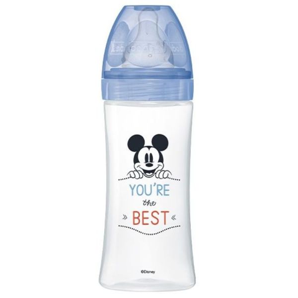 Dodie - Disney Baby biberon anti-colique +6 mois tétine ronde 3 vitesses débit 3 - 330ml