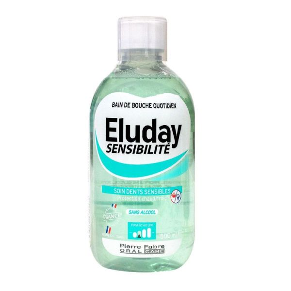 Eluday Sensibilité -  Bain de bouche soin dent sensible - 500 ml