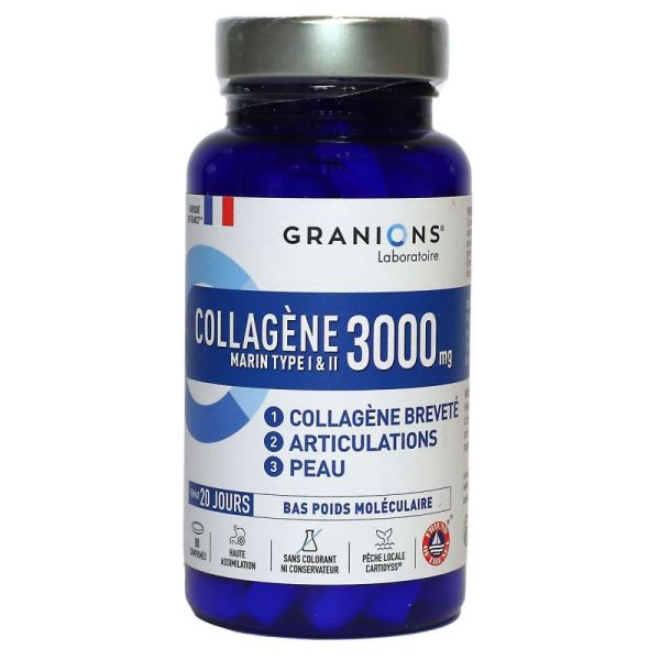 Granions - Collagène marin 3000mg - 80 comprimés