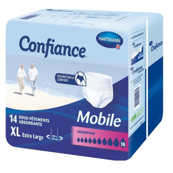 Hartmann - Confiance mobile 14 sous vêtements absorbants  taille XL