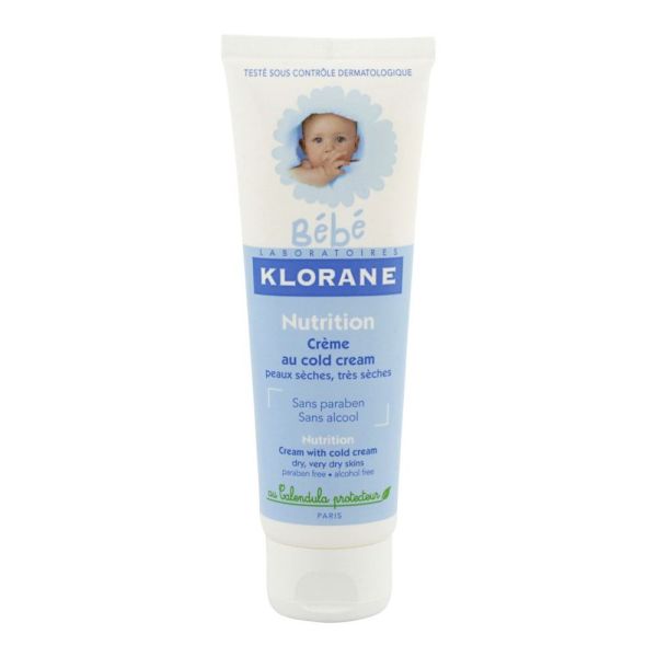 Klorane bébé - Crème nutritive cold cream