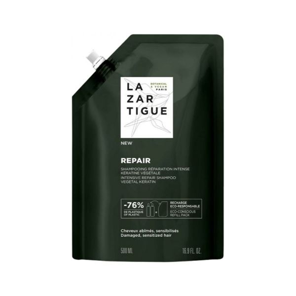 Lazartigue - REPAIR - Shampoing recharge réparation intense - 500 mL