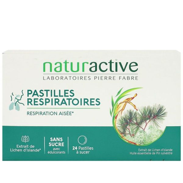 Naturactive - Pastille respiratoire aux essences - 24 pastilles