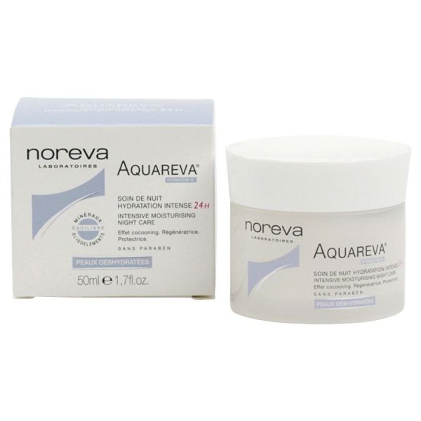 Noreva - Aquareva soin de nuit hydratation intense 24h - 50 ml