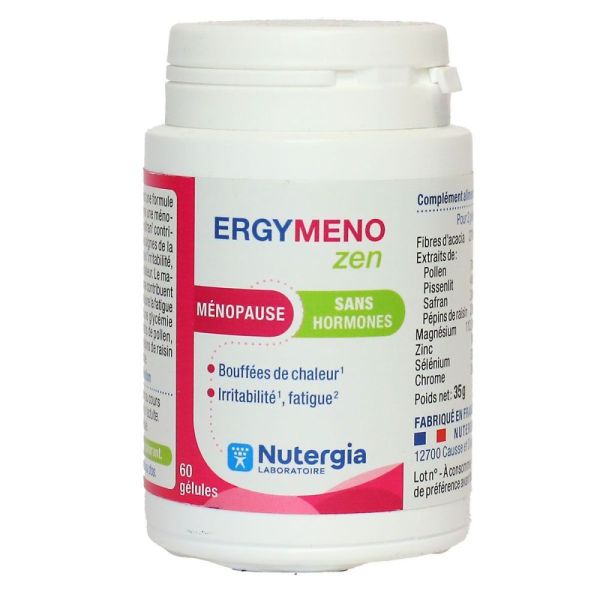 Nutergia - Ergymeno zen  sans hormones - 60 gélules