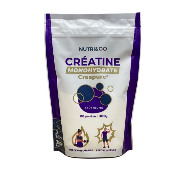 Nutri&Co - Créatine monohydrate Creapure - 300g