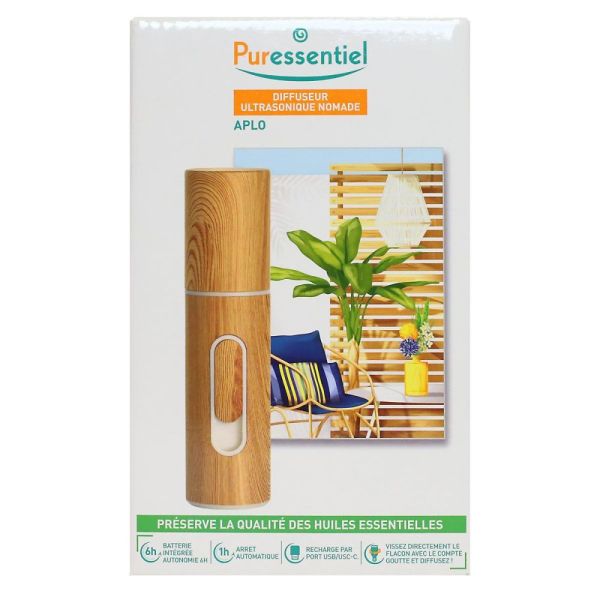 Puressentiel - Diffuseur Aplo - 1 diffuseur ultrasonique nomade