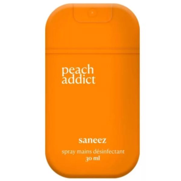 Saneez - Spray Désinfectant Mains Pêche - 30ml