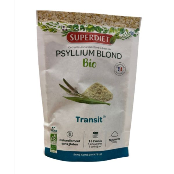 Superdiet - Psyllium blond confort intestinal - 200 g