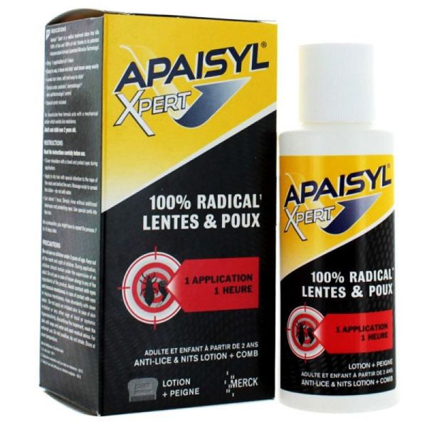 Apaisyl Xpert - Lentes et poux - Lotion + peigne