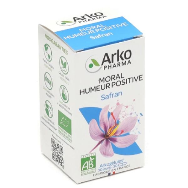 Arkopharma - Arkogelules Safran Bio - 30 Gélules