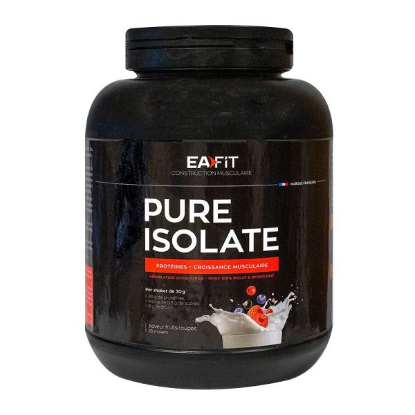 Eafit - Pure Isolate croissance musculaire fruits rouges - 750g