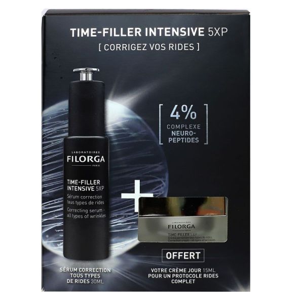 Filorga - Time Filler intensive Sérum correction tous types de rides + crème jour - 30mL+15mL