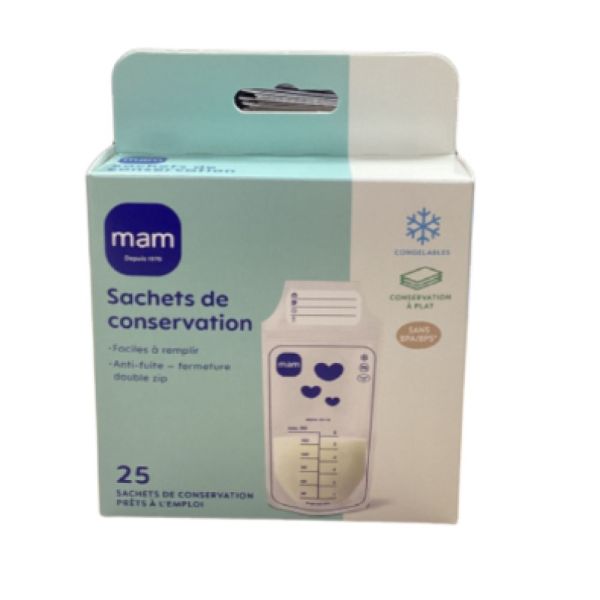 Mam - Sachets de conservation - 180ml x25