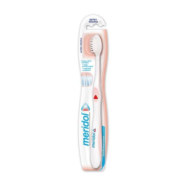 Meridol - Brosse à dents chirurgicale - Brosse ultra souple