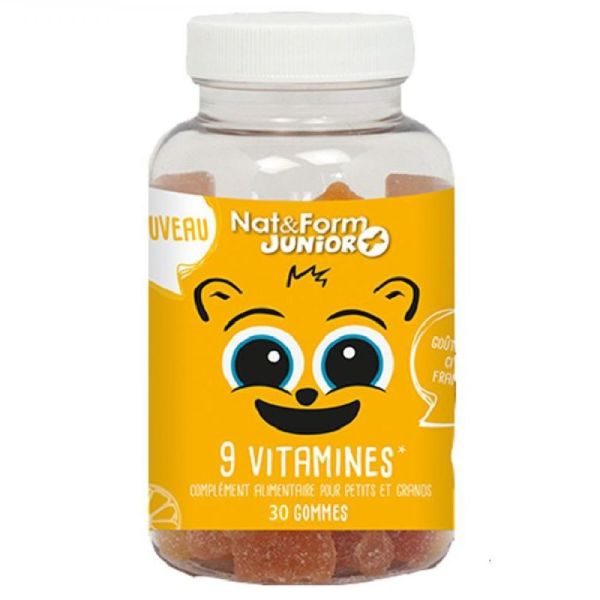 Nat & Form Junior - 9 Vitamines