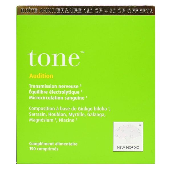 New Nordic - Tone Audition - 150 comprimés