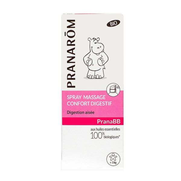 Pranarom - Spray massage Confort digestif - 15ml