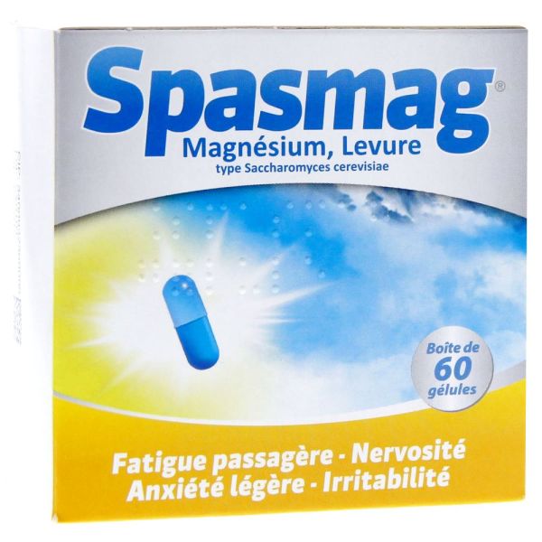 SPASMAG - Magnésium - 60 gélules