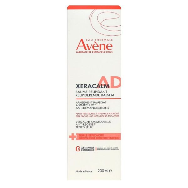 Avène - Xeracalm AD baume relipidant peau très sèche - 200ml