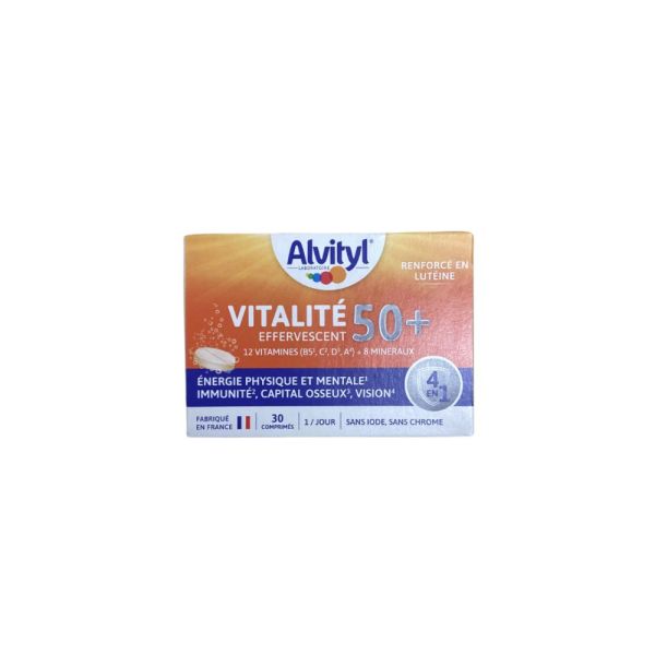 Alvityl - Vitalité 50+ effervescent - 30cpr