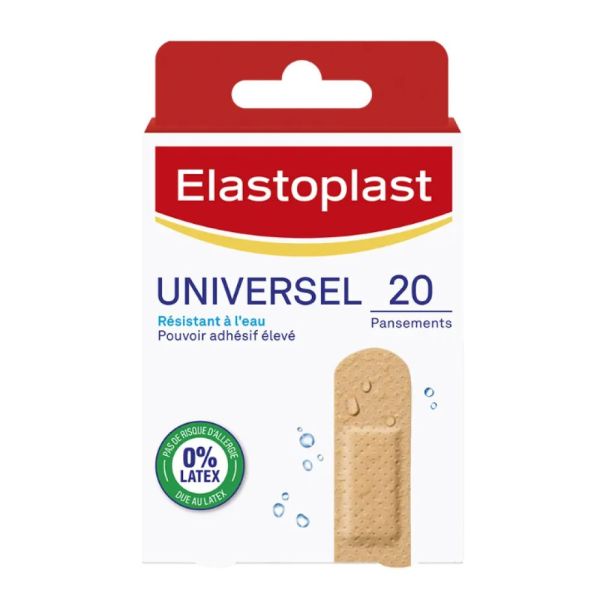 Elastoplast - Pansements universel  - 20 pansements