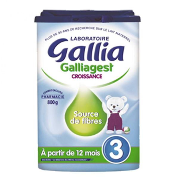 Gallia - Galliagest Croissance 3ème âge Lait en poudre - 800g