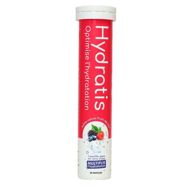 Hydratis - Pastille de réhydratation fruits des bois - 20 pastilles