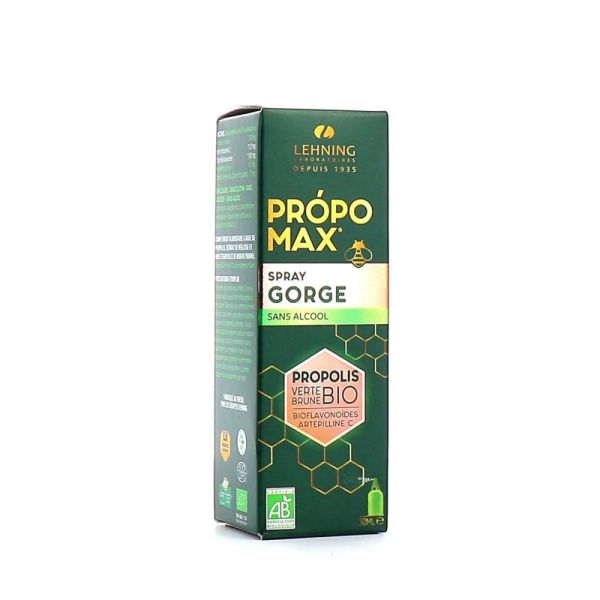 Lehning - PropoMax spray gorge sans alcool - 30ml