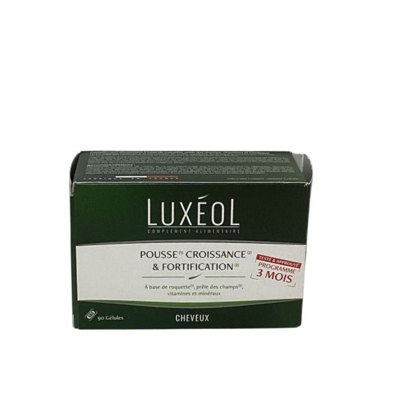 Luxéol - Complément alimentaire Pousse Croissance & Fortification - 90 gélules